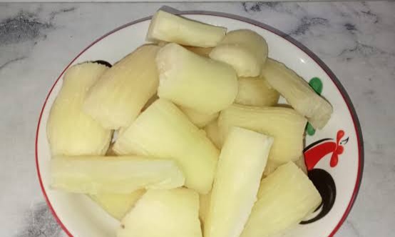 Singkong rebus. Foto:istimewa