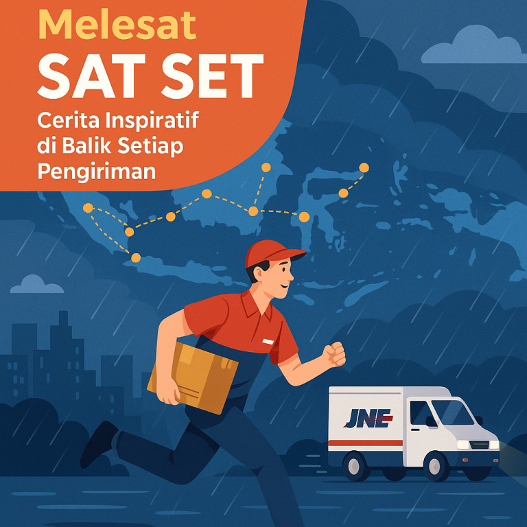 JNE SAT SET, Dari Tangan Kurir ke Hati Penerima